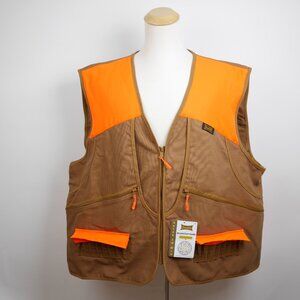 GAMEHIDE Switchgrass Vest Men's 4x Large Brown & orange canvas hunting vest NEW